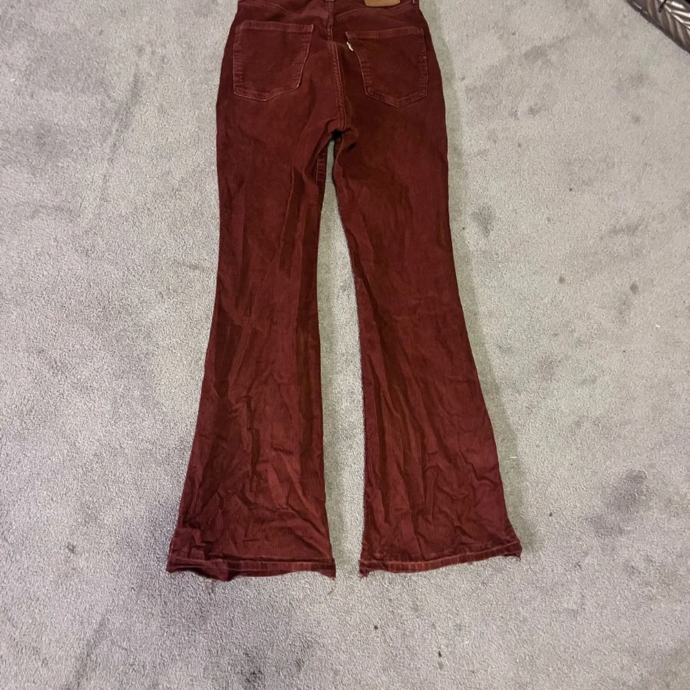 Levis Flared Burgundy Corduroy Pants - Picture 5 of 6
